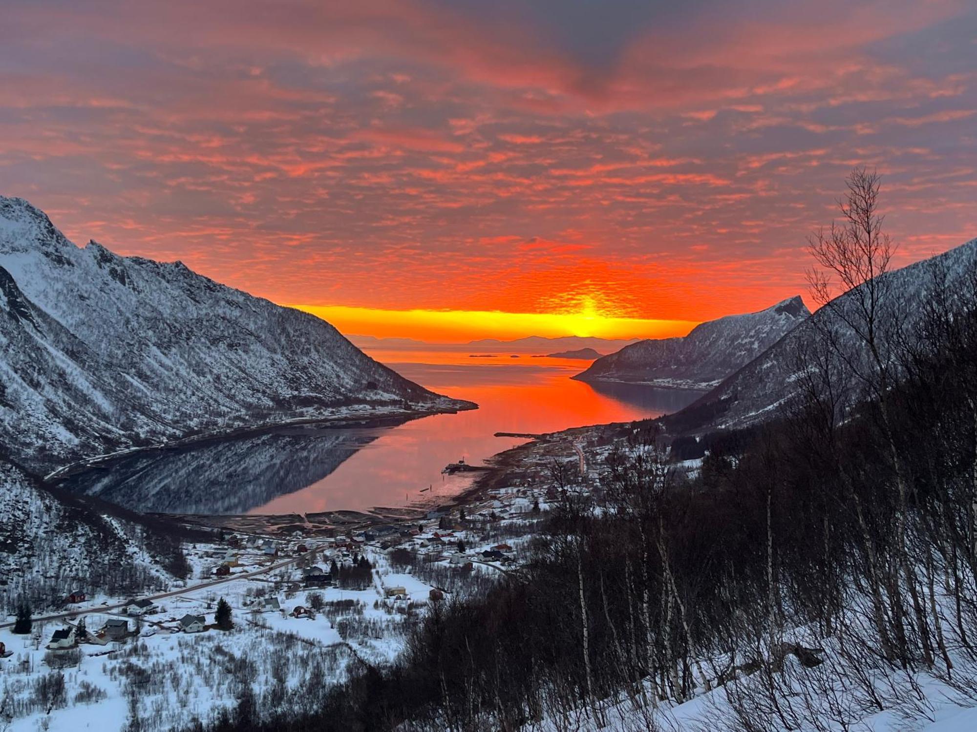 Leilighet I Rorbu Pa Kaldfarnes - Yttersia Senja Екстер'єр фото